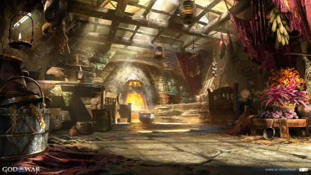  God of War Ragnarok - Jotunheim - Grýla’s house by Norris Lin