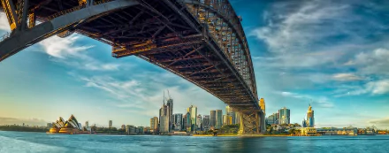 Australia Sydney man made Sydney Harbour Bridge HD Desktop Wallpaper | Background Image