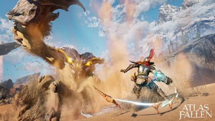 video game Atlas Fallen HD Desktop Wallpaper | Background Image