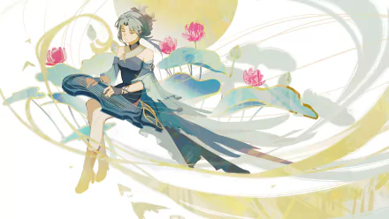 Madame Ping video game Genshin Impact HD Desktop Wallpaper | Background Image