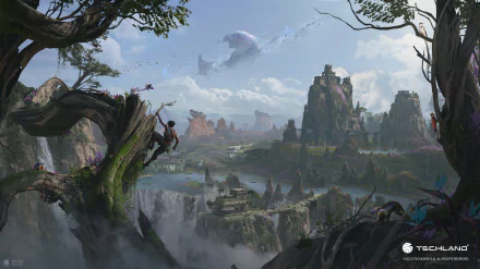 fantasy ruin HD Desktop Wallpaper | Background Image