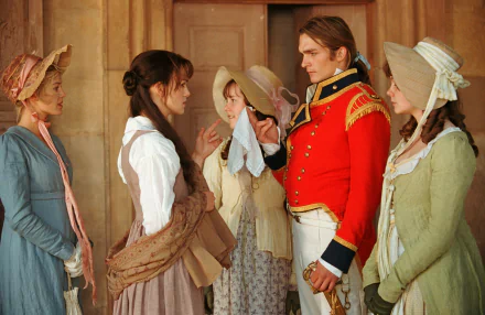 Rupert Friend Keira Knightley movie Pride & Prejudice HD Desktop Wallpaper | Background Image