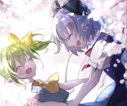  Cirno &amp; Daiyousei by 68 zusao