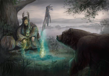 fantasy shaman HD Desktop Wallpaper | Background Image