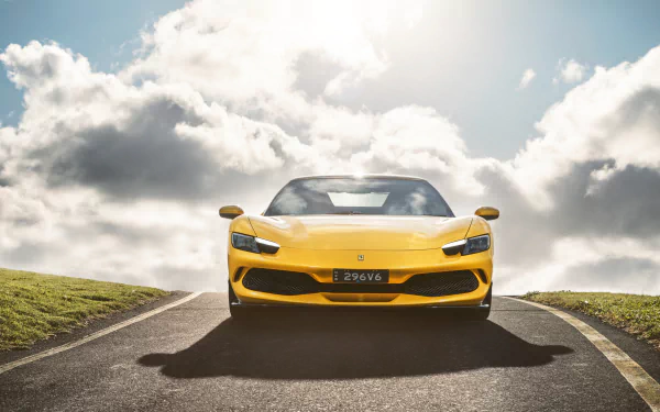 vehicle Ferrari 296 GTB HD Desktop Wallpaper | Background Image