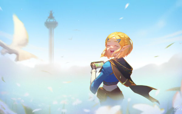 Princess Zelda video game The Legend of Zelda: Tears of the Kingdom HD Desktop Wallpaper | Background Image
