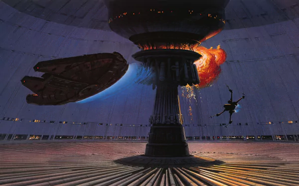 X-Wing Millennium Falcon movie Star Wars HD Desktop Wallpaper | Background Image