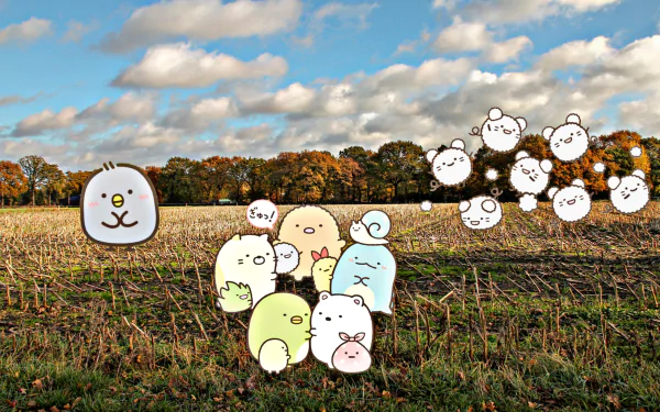 Anime Sumikko Gurashi HD Desktop Wallpaper | Background Image