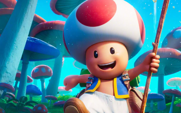 Toad (Mario) movie Super Mario Bros. (2023) HD Desktop Wallpaper | Background Image