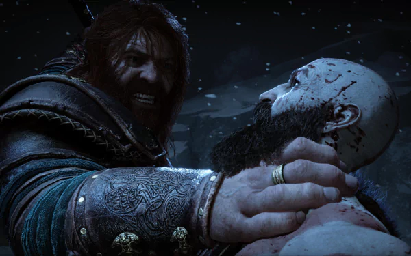 Thor (God of War) Kratos (God Of War) video game God of War: Ragnarök HD Desktop Wallpaper | Background Image