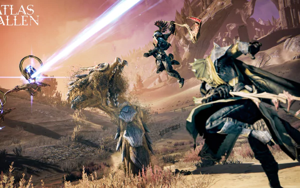 video game Atlas Fallen HD Desktop Wallpaper | Background Image