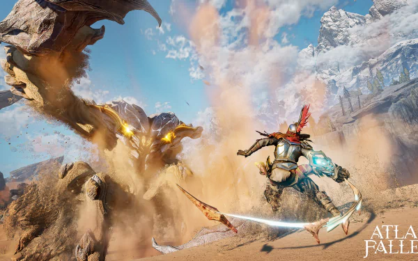 video game Atlas Fallen HD Desktop Wallpaper | Background Image