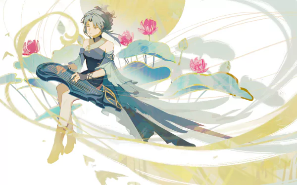 Madame Ping video game Genshin Impact HD Desktop Wallpaper | Background Image