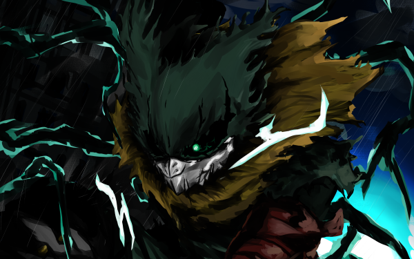 Anime My Hero Academia Dark Deku HD Wallpaper | Background Image