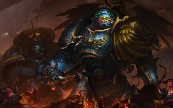 Video Game Warhammer 40K Warhammer Guilliman Ultramarines HD Wallpaper | Background Image