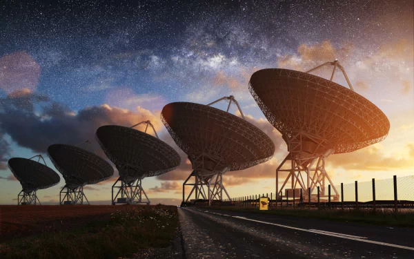 man made telescope HD Desktop Wallpaper | Background Image