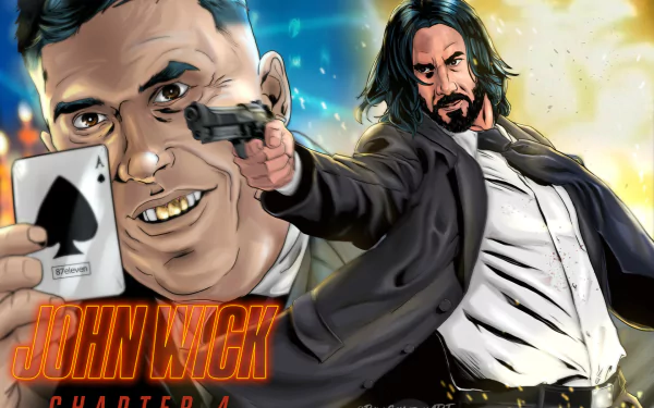 John Wick movie John Wick: Chapter 4 HD Desktop Wallpaper | Background Image