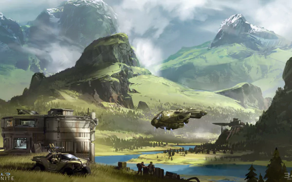 video game Halo Infinite HD Desktop Wallpaper | Background Image