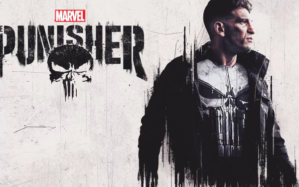 The Punisher HD desktop wallpaper and background featuring the TV show logo on display.