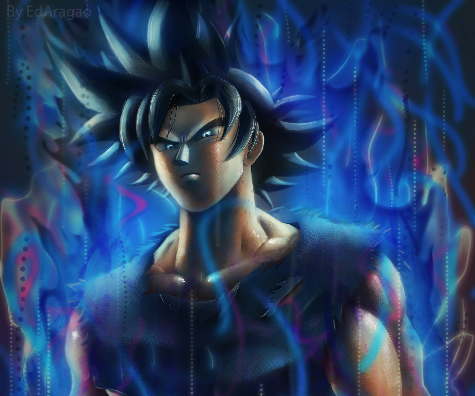 Dragon Ball Super – Goku Ultra Instinct White 4K Wallpaper – SyanArt Station