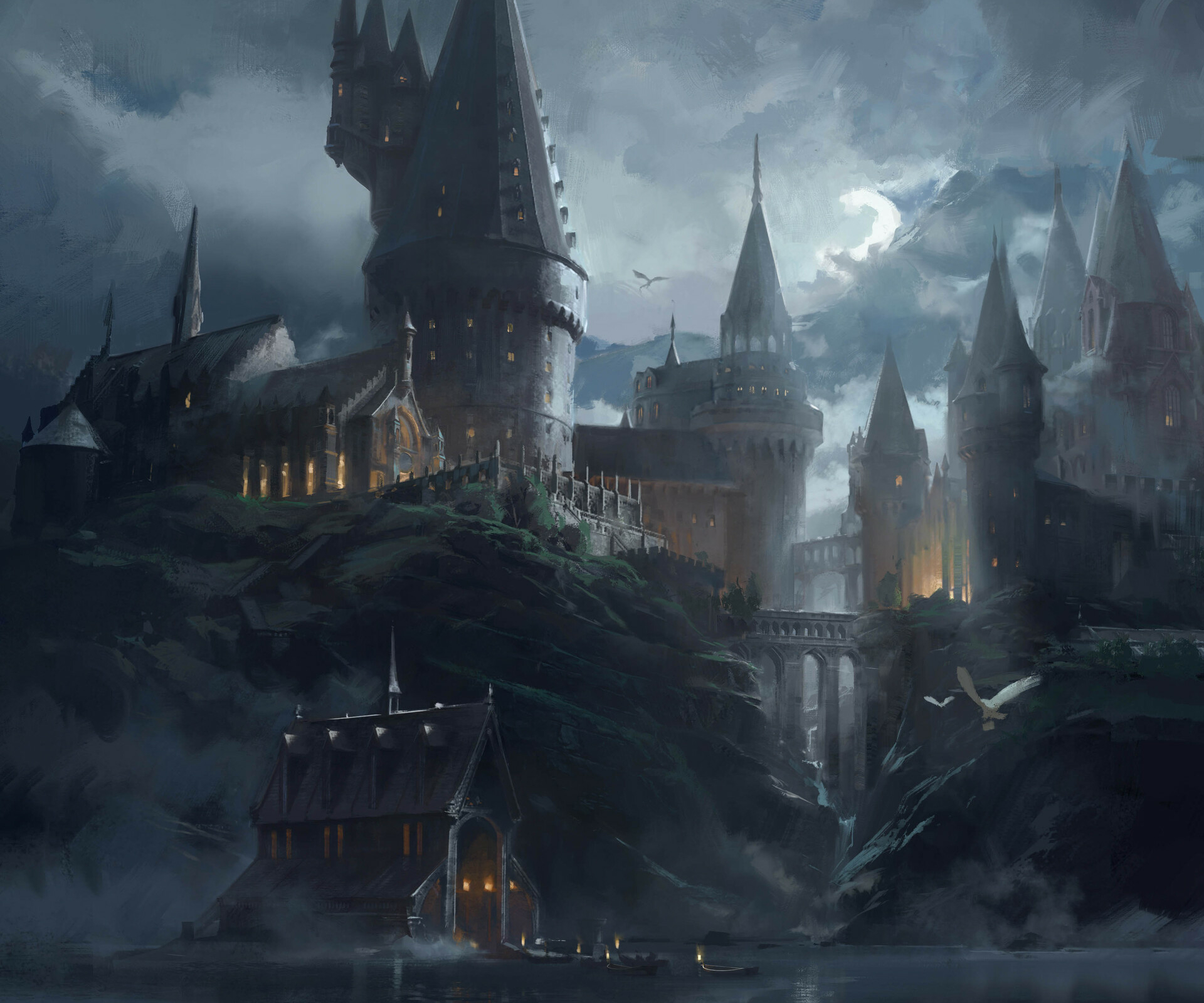 Hogwarts Castle by Danny Russon
