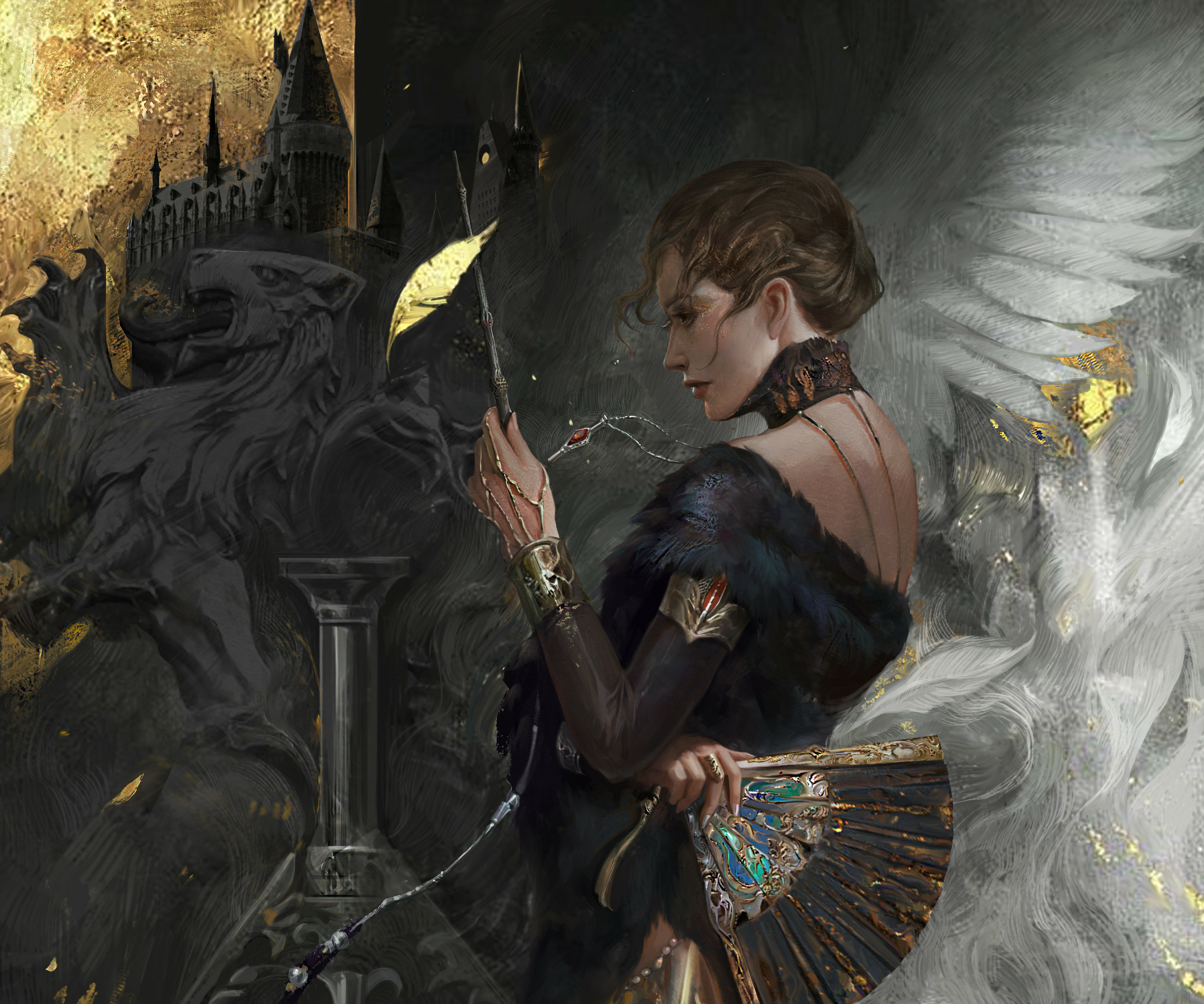 Fantasy Sorceress HD Wallpaper | Background Image