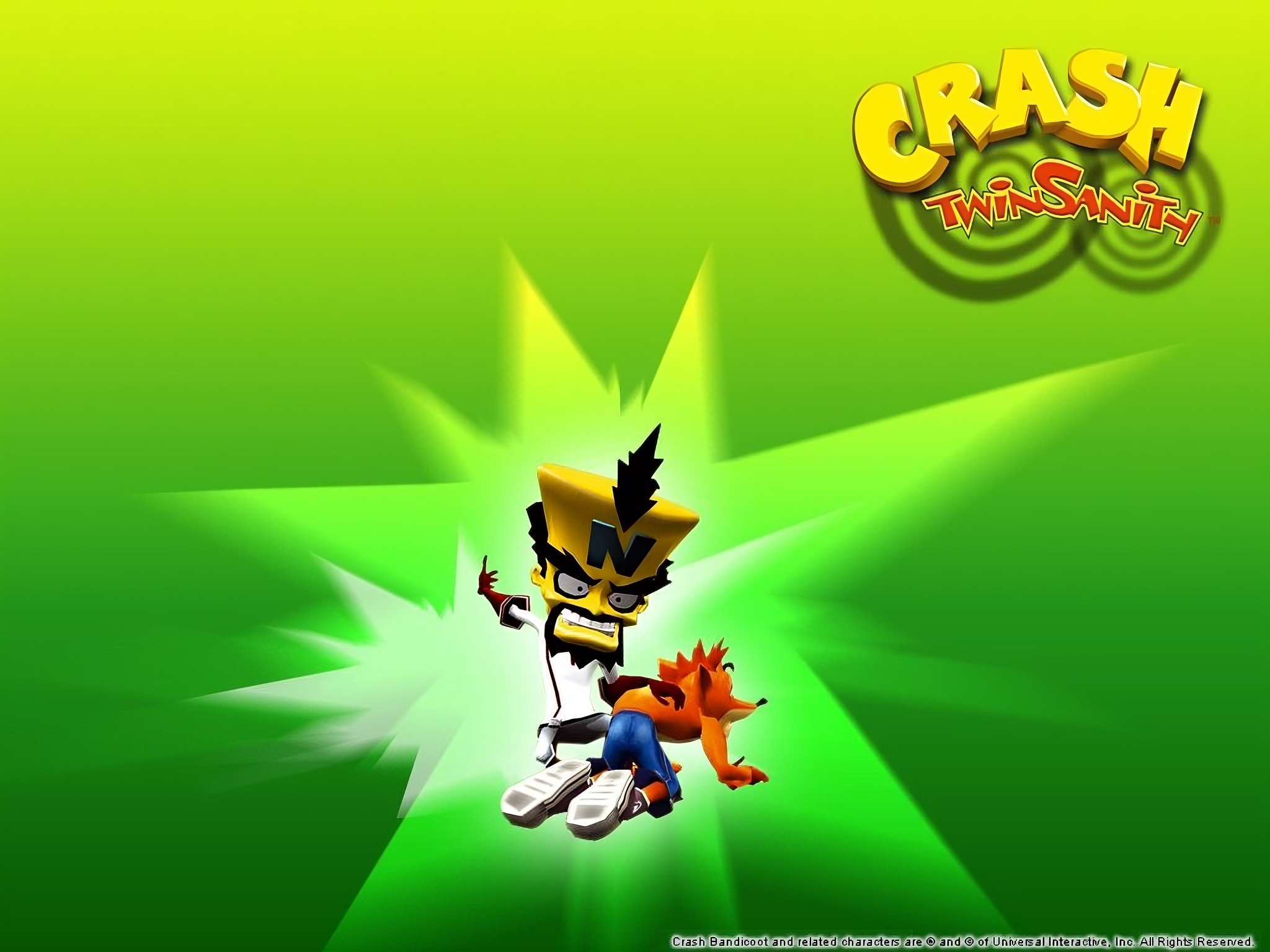 Video Game Crash Twinsanity HD Wallpaper | Background Image