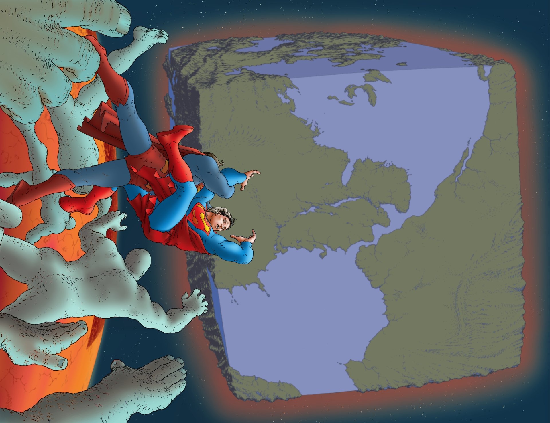 Download Comic All Star Superman 4k Ultra HD Wallpaper by Frank Quitely