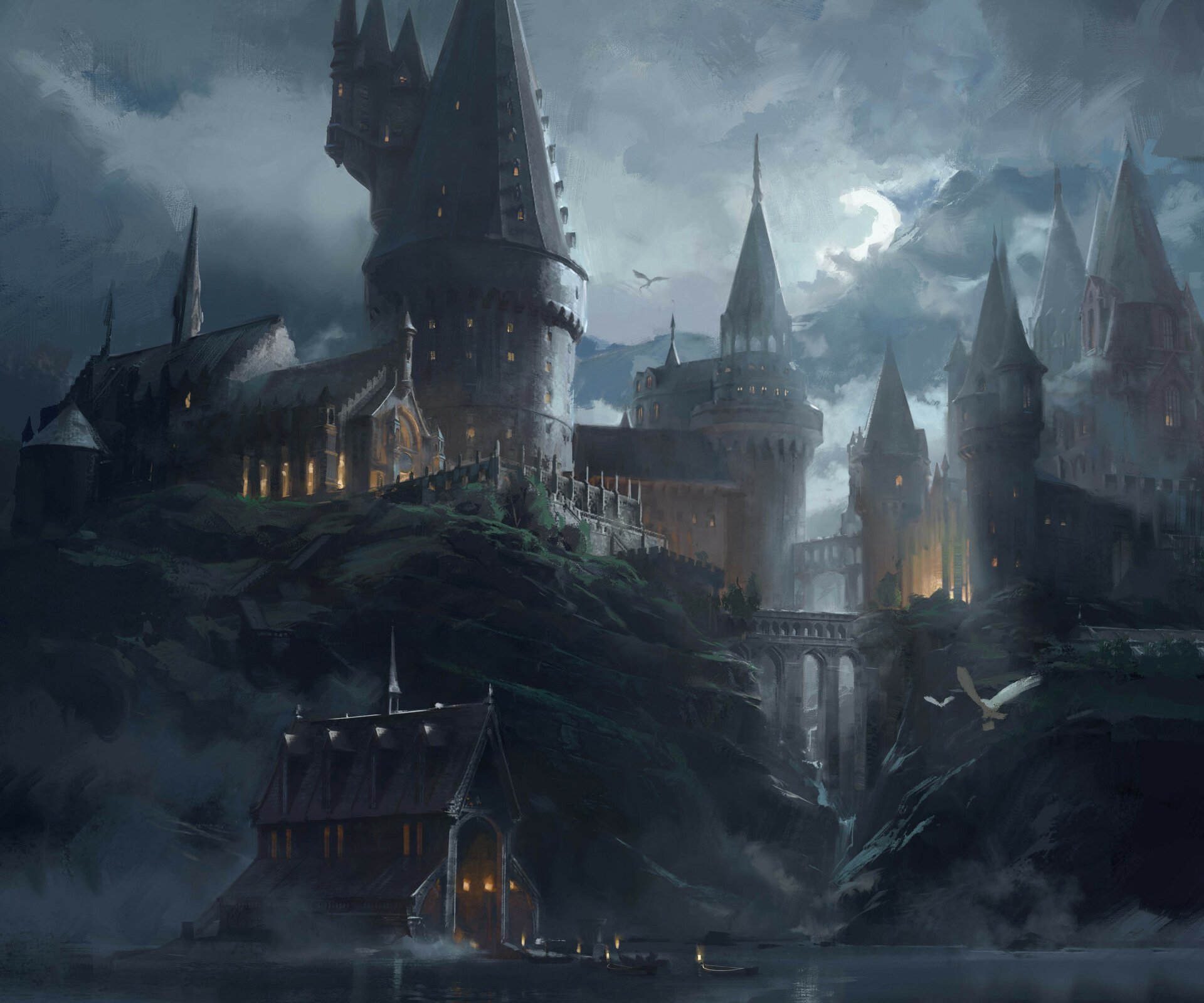 Hogwarts legacy мост с огнями фото 75