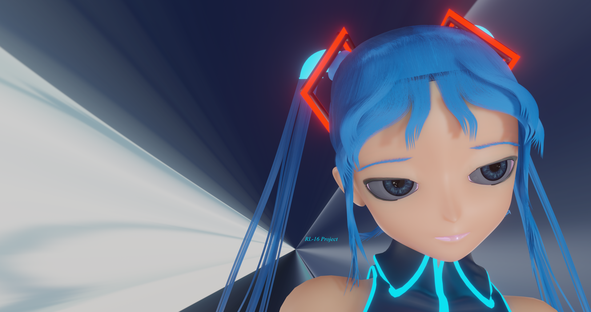 Hatsune Miku Blender 3d Model By Rl 16 Project