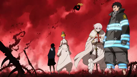 Anime Fire Force HD Desktop Wallpaper | Background Image