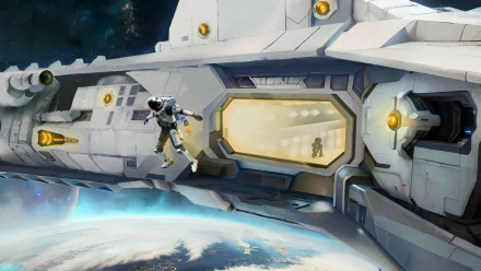 Sci Fi astronaut space exploration HD Desktop Wallpaper | Background Image