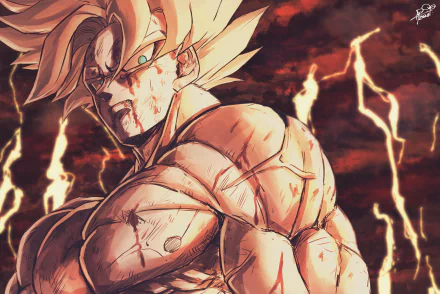 Super Saiyan Goku Anime Dragon Ball HD Desktop Wallpaper | Background Image