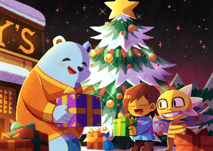 Monster Kid (Undertale) Frisk (Undertale) video game Undertale HD Desktop Wallpaper | Background Image