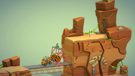 video game Poly Bridge 3 HD Desktop Wallpaper | Background Image