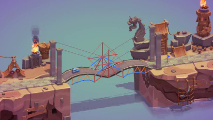 video game Poly Bridge 3 HD Desktop Wallpaper | Background Image