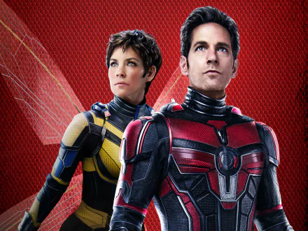 Ant-Man and The Wasp: Quantumania HD desktop wallpaper with vivid colors and dynamic design.