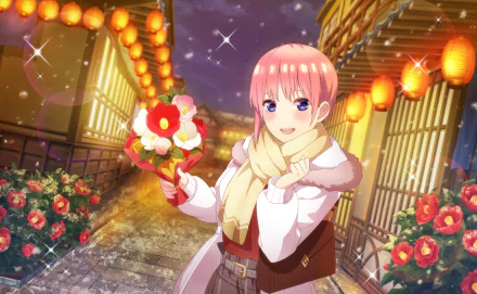 Ichika Nakano Anime The Quintessential Quintuplets HD Desktop Wallpaper | Background Image