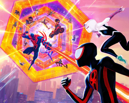 movie Spider-Man: Across the Spider-Verse HD Desktop Wallpaper | Background Image