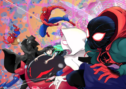 movie Spider-Man: Into The Spider-Verse HD Desktop Wallpaper | Background Image