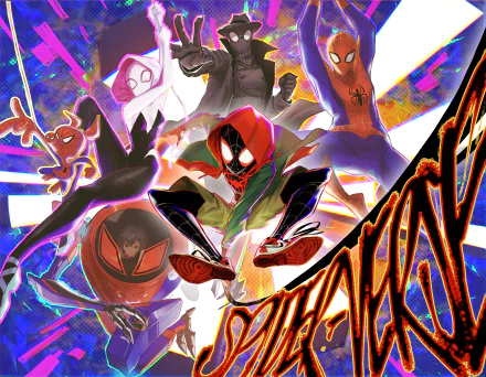 movie Spider-Man: Into The Spider-Verse HD Desktop Wallpaper | Background Image