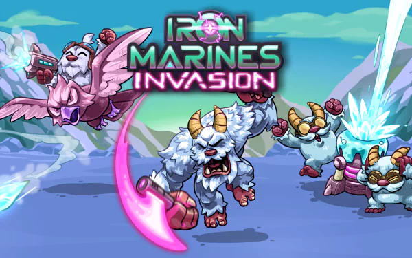 video game Iron Marines Invasion HD Desktop Wallpaper | Background Image