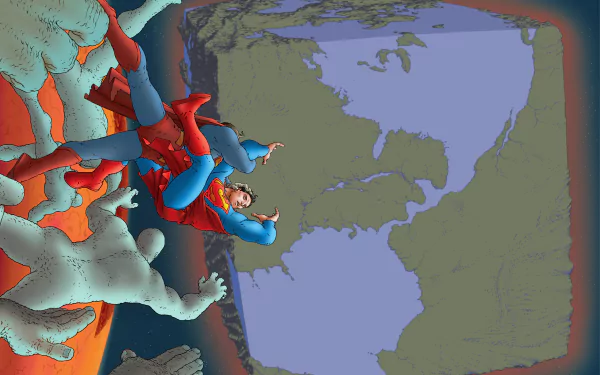 Comic All Star Superman HD Desktop Wallpaper | Background Image