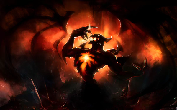 Shadow Fiend (DotA 2) video game DotA 2 HD Desktop Wallpaper | Background Image
