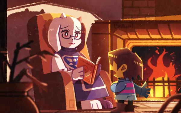 Toriel (Undertale) Frisk (Undertale) video game Undertale HD Desktop Wallpaper | Background Image