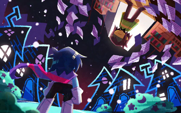 Kris (deltarune) video game deltarune HD Desktop Wallpaper | Background Image