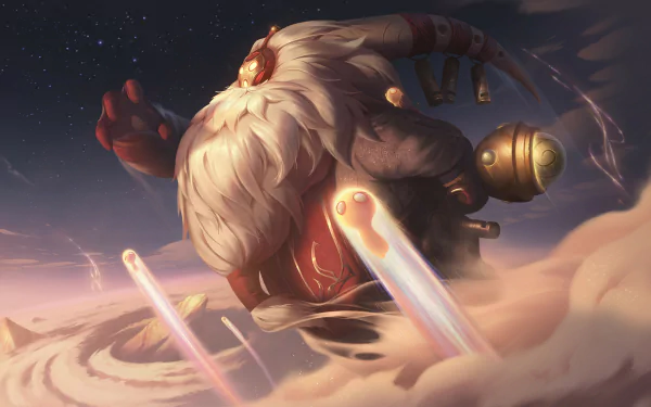 Stunning 8K Ultra HD Wallpaper of Bard from League of Legends