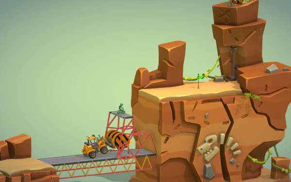 video game Poly Bridge 3 HD Desktop Wallpaper | Background Image
