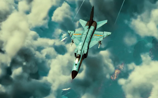 Gorgeous War Thunder desktop wallpaper showcasing intense aerial combat with stunning HD graphics.