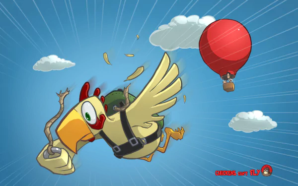 video game Chickens Can't Fly HD Desktop Wallpaper | Background Image